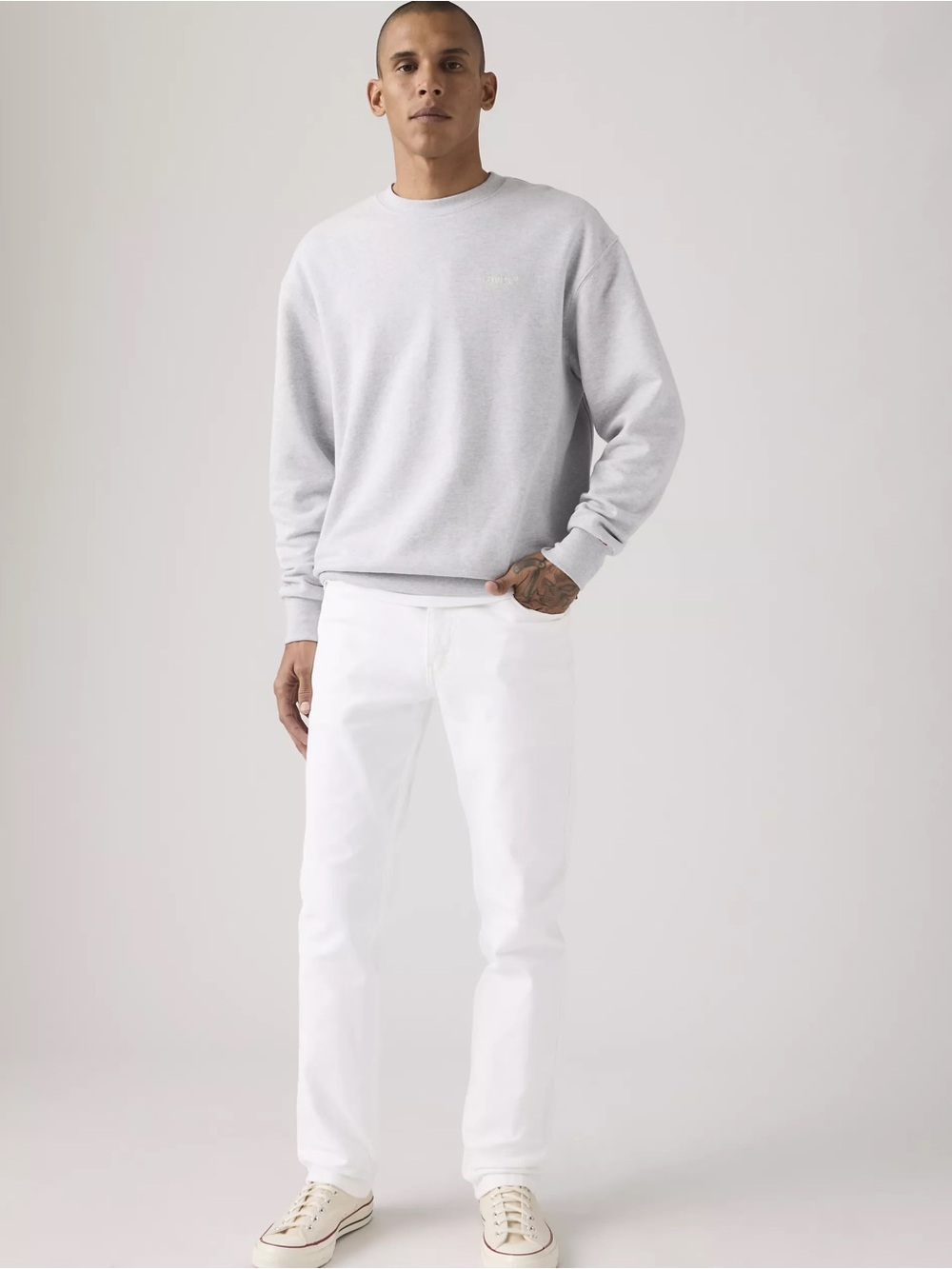 Levi's Men's 511 White Slim Straight Jeans